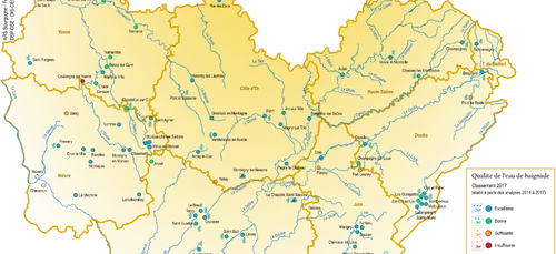Les eaux de baignade de Bourgogne sous contrôle