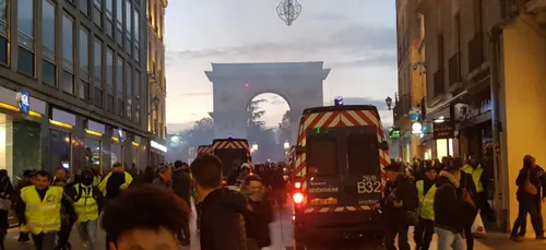 Gilets jaunes:  Dérapages au centre ville de Dijon