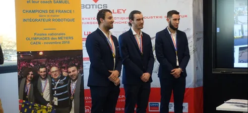 Ces Dijonnais sont Champion de France Intégrateur en robotique