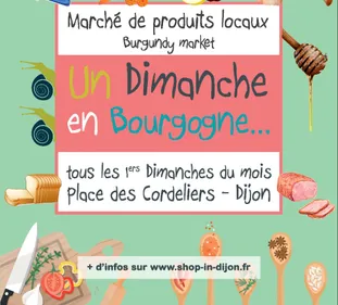 Un Dimanche en Bourgogne : Le marché de la place des Cordeliers...