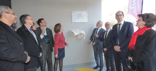 Inauguration de la nouvelle usine Dijonnaise de production d'eau...