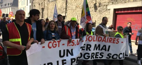 Environ 2000 manifestants à Dijon pour le 1er mai