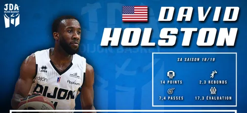 David Holston a prolongé son contrat de 2 ans