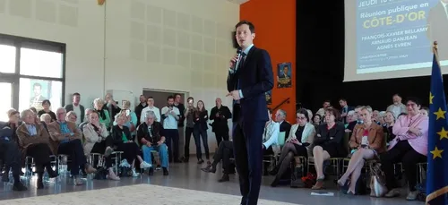 Européennes : F-X Bellamy (LR) à Ahuy, ce qu’il faut retenir