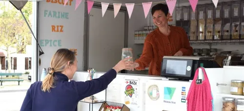 Anne-Sophie Mouchard, épicière itinérante de produits bio