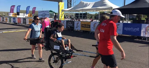Une section de coureurs avec joëlettes créée à Dijon