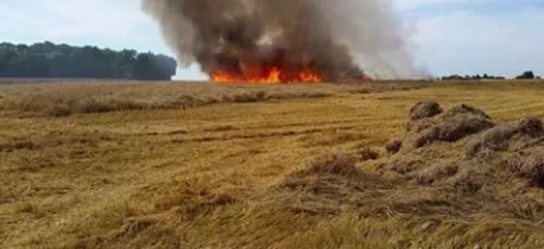 Un incendie sur le plateau de la Cras