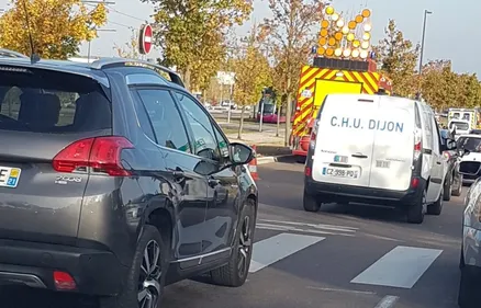 Accident ce mardi matin à Neuilly-Crimolois