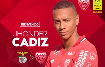 Jhonder Cádiz s’engage avec le DFCO