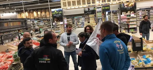 Une action d’étiquetage coup de poing à la Toison d’Or