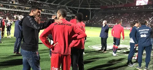 Le groupe dijonnais pour le match Bordeaux-DFCO