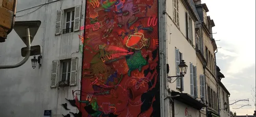 Une nouvelle œuvre sur le "MUR" de Dijon
