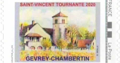 Un timbre spécial édité à l’occasion de la St-Vincent Tournante à...