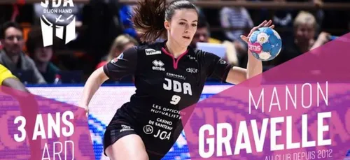 Manon Gravelle prolonge à la JDA Dijon Handball