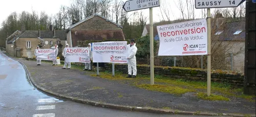 Nouvelle action de militants anti-nucléaire en Côte d’Or