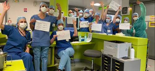 Les soignants du CHU de Dijon remercient la population pour son...