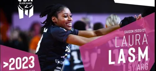 Laura Lasm prolonge jusqu'en 2023 à la JDA Dijon Handball