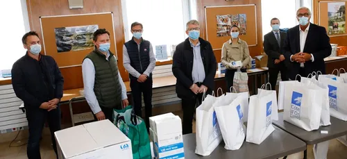 Intermarché offre 2 500 masques aux restos du Cœur