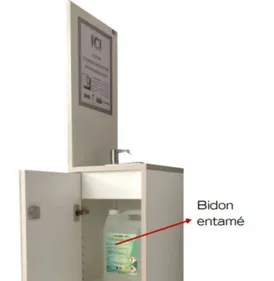 Une autre solution de distribution de gel hydroalcoolique