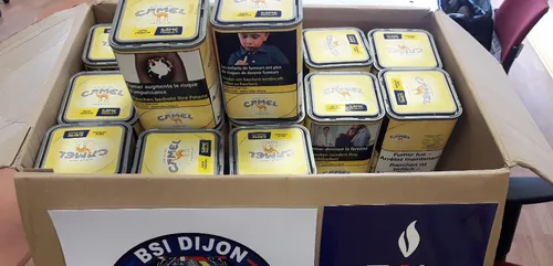 50 kilos de tabac de contrebande saisis par les douanes de Dijon