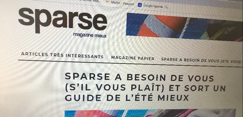 En difficulté, le magazine « Sparse » lance un appel aux dons