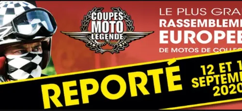 Annulation des Coupes Moto Légende 2020