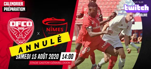 Football  COVID: Le match amical DFCO/Nîmes annulé