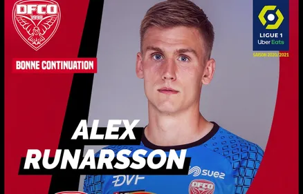 Alex Rúnarsson quitte le DFCO pour Arsenal