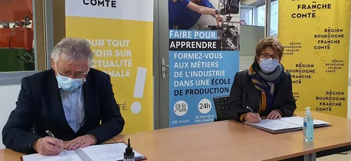 Le conseil régional s'engage avec les écoles de production en...