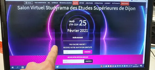 Le salon virtuel Studyrama des Etudes Supérieures de Dijon a lieu...