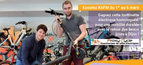 Vous voulez gagner cette jolie trottinette électrique ?