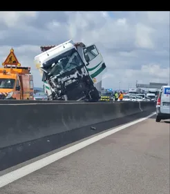 Gros accident sur la rocade sud de Dijon