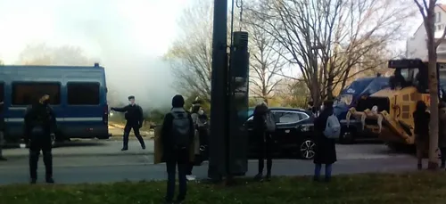 Une opération de police sur le site des "jardins de l’engrenage"