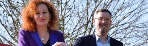 Elections départementales : Stéphane Chevalier et Julie Bligny...