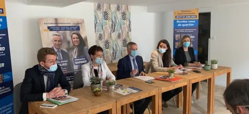 Elections départementales : François-Xavier Dugourd et Clémentine...