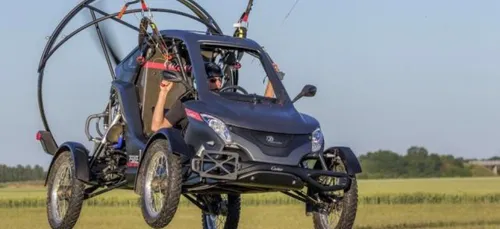 Traverser la manche à bord d'une voiture volante, c'est possible !
