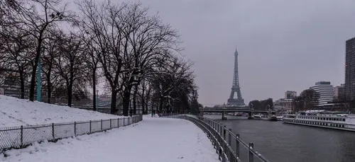 Paris transformée en station de sports d’hiver ! (vidéo)