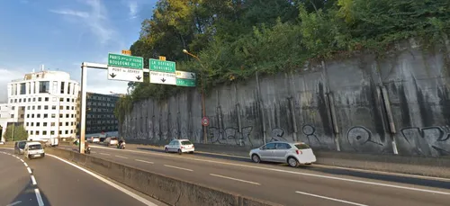 N118 : des travaux pour réparer deux murs qui menacent de s’effondrer