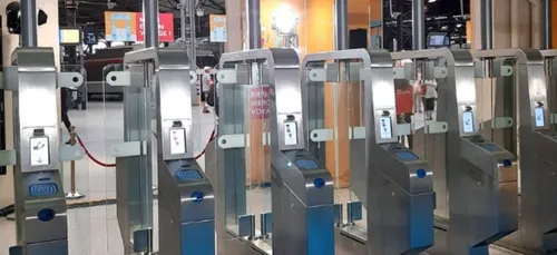 Les nouveaux portiques anti-fraude inaugurés à Saint-Lazare