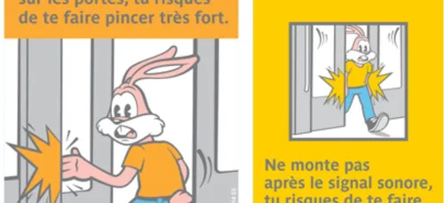 RATP : Serge le Lapin sort du métro et s'invite chez vous