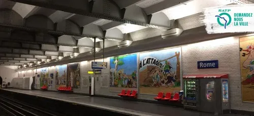 RATP : Astérix et Obélix relookent le métro ce mercredi