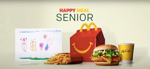 Une célèbre enseigne de fast-food lance un menu spécial « senior »...