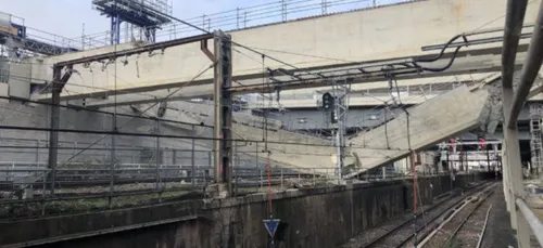 Poutre effondrée sur les voies : le RER C perturbé au moins une...