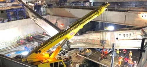 RER C : la poutre devrait être dégagée d’ici vendredi