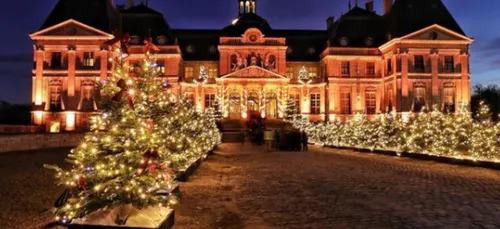 Vaux-le-Vicomte : les jardins du château aux couleurs de Noël