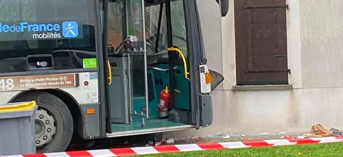 Seine-Saint-Denis : un bus de la RATP termine sa course dans une...