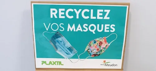 Meudon recycle vos masques usagés en fourniture scolaire