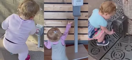 Génération Covid-19 : cette petite fille accro au gel...