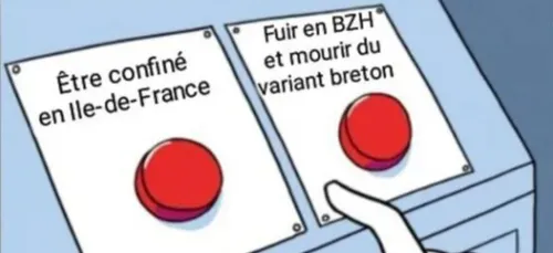 Covid-19 : quand le variant breton inspire les blagues des...