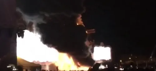 Espagne: la scène du festival Tomorrowland s'enflamme, 22.000...